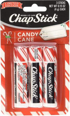 christmas gift guide candy cane chapstick