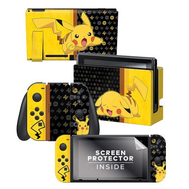 gifts for gamers pikachu switch skin