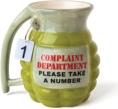complaint department mug