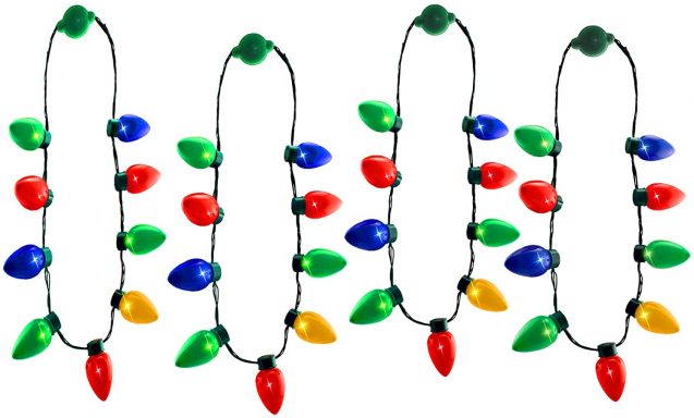 stocking stuffer ideas christmas light necklaces