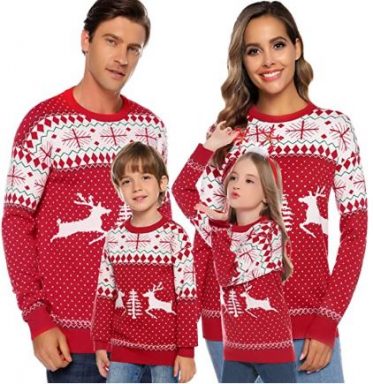 ugly christmas sweaters matching family sweaters