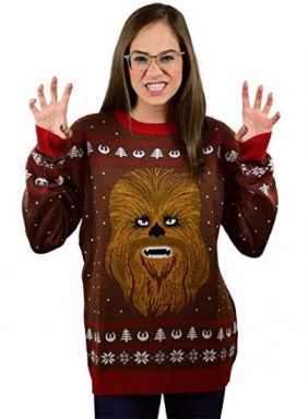ugly christmas sweaters star wars chewie