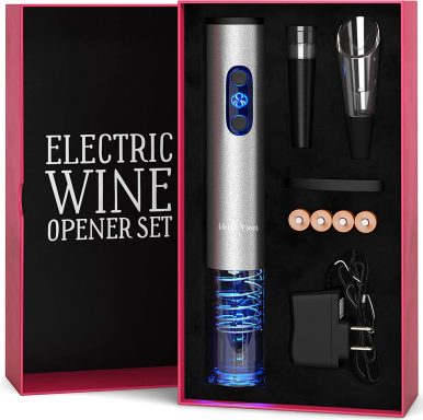 christmas gifts for women electric wine opener set