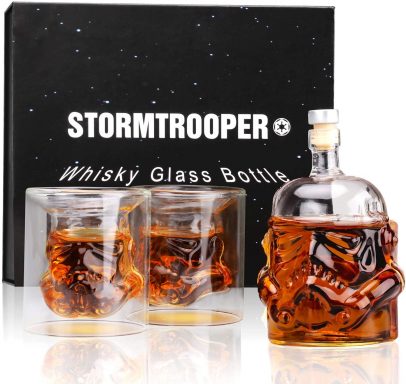 star wars gift ideas stormtrooper whiskey decanter