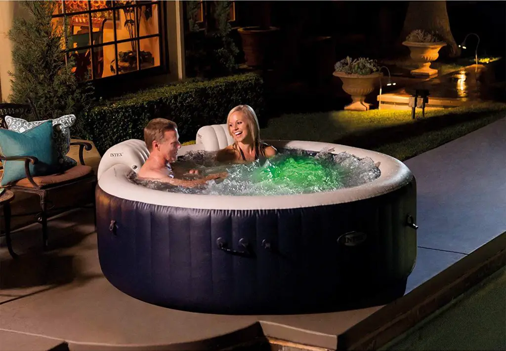 unique products inflatable hot tub