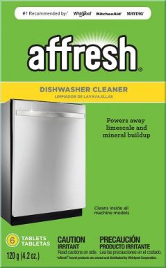 springtime dishwasher cleaner tablets