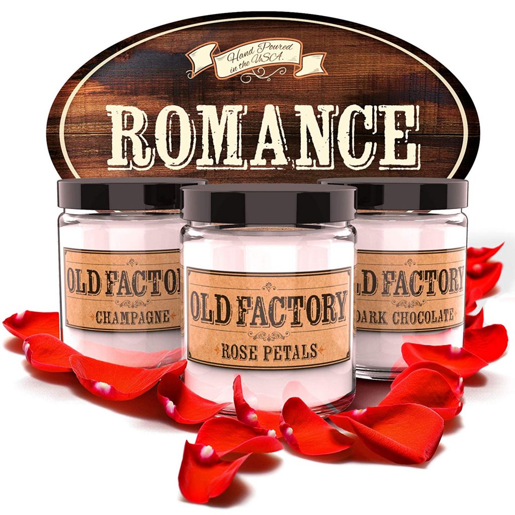 valentines day gifts for her romantic scented candles