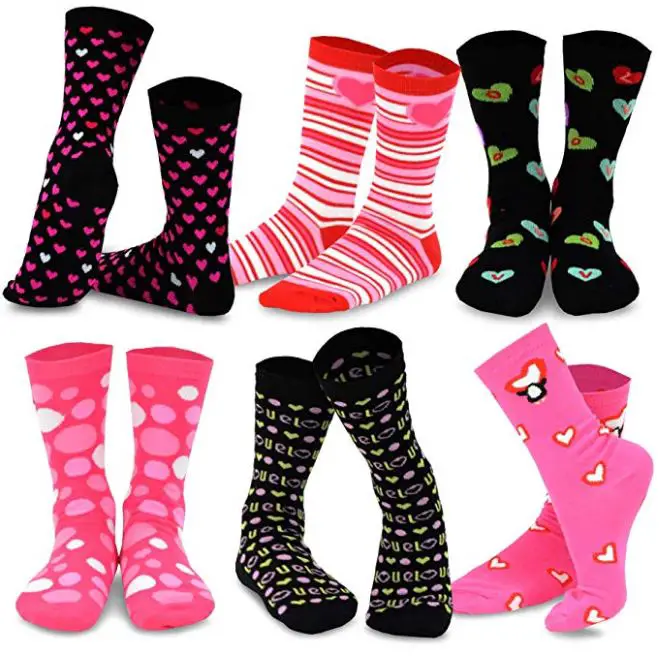 valentines day gifts for her themed socks