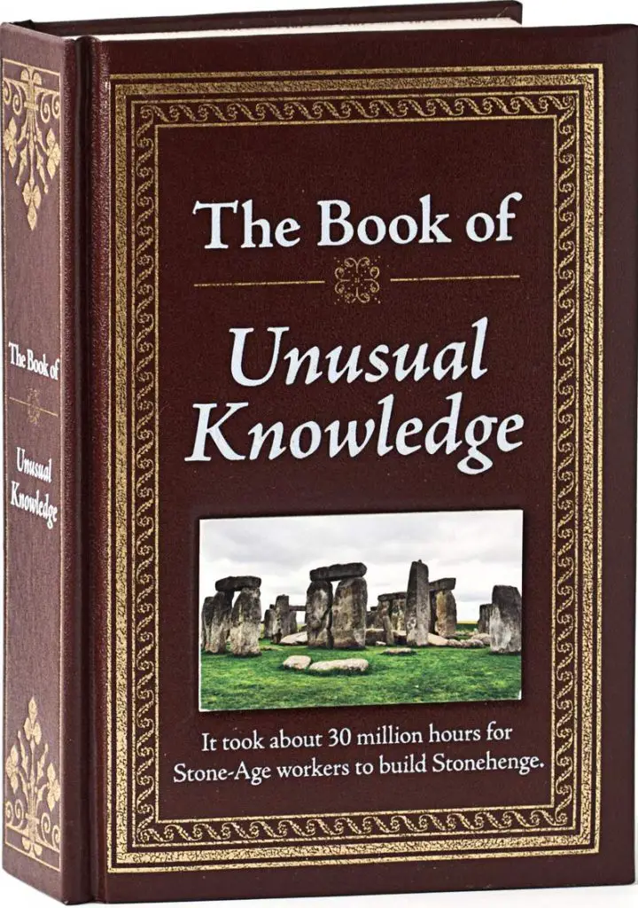 unique products book of unusual knowledge