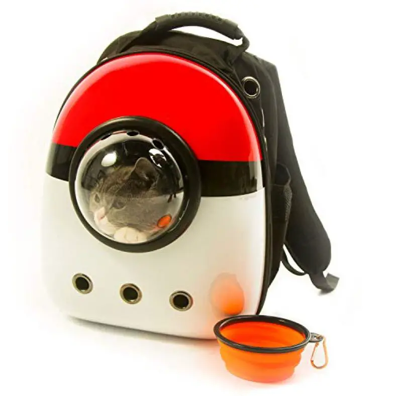 cat carrier backpack pokeball