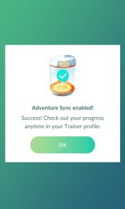 adventure sync enabled