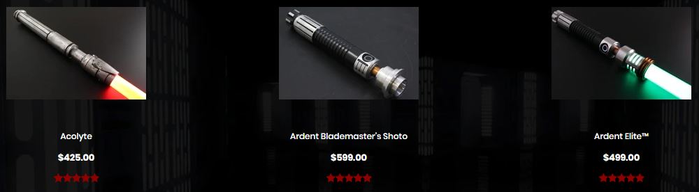 how much do lightsabers cost vaders vault lightsaber