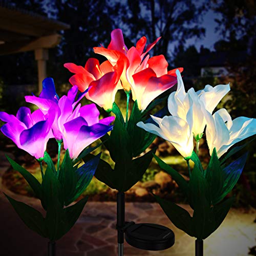 solar flower lights