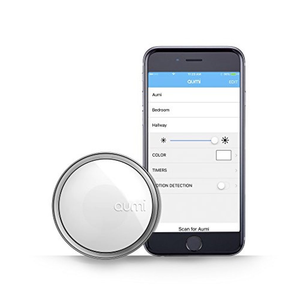 Aumi Smart Nightlight | Bluetooth Enabled LED Light plus App - Yinz Buy