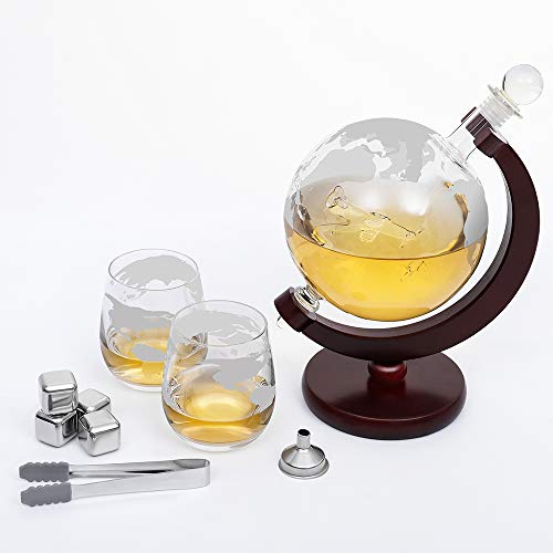whiskey decanter globe