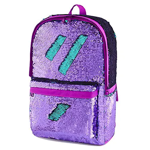 Flip Sequin Backpack | Reversible Elementary School Bookbag - Yinz Buy