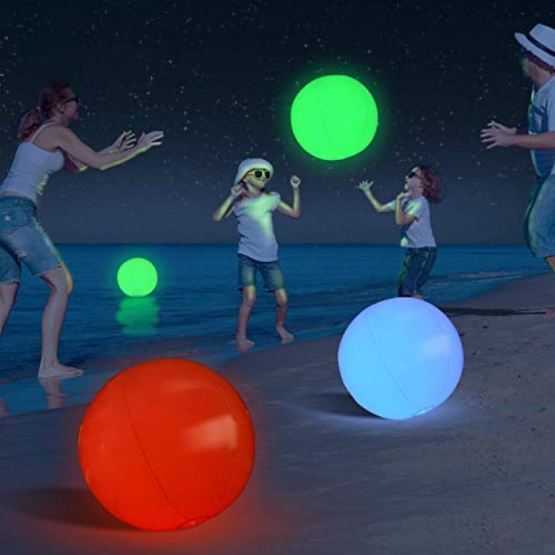 light up beach ball