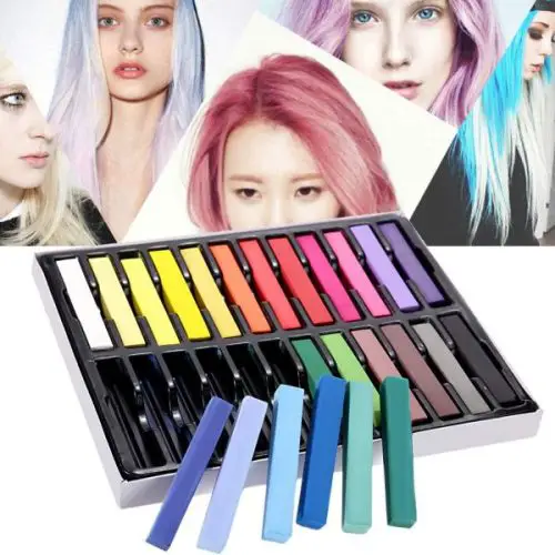 Unicorn Hair Chalk - Temporary Rainbow Hair Coloring for Kids - Yinz Buy