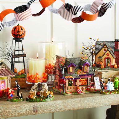 indoor halloween decoration ideas pumpkin water tower