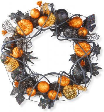 halloween decorations pumpkin wreath
