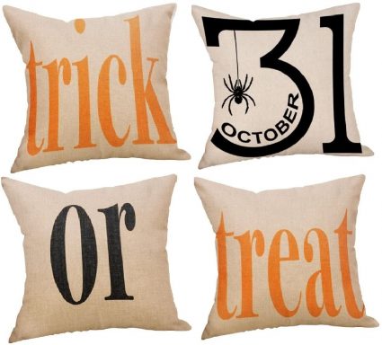 indoor halloween decoration ideas throw pillow covers