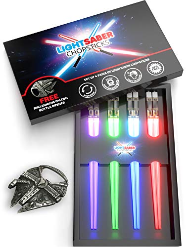 lightsaber star wars chopsticks light up glowing yinzbuy