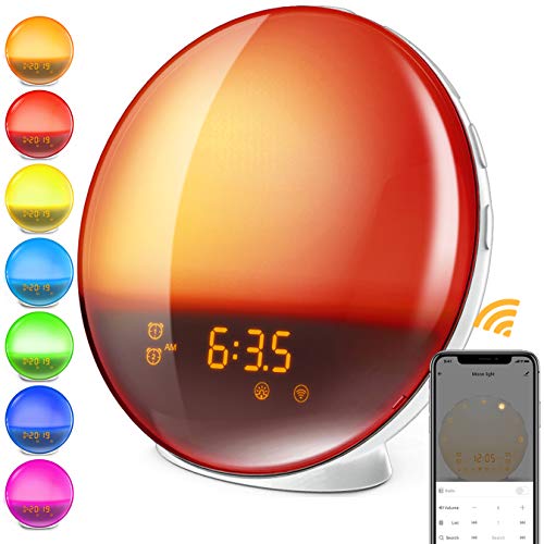 Sunrise Alarm Clock | Smart Wake Up Light Plus Sleep Aids ...