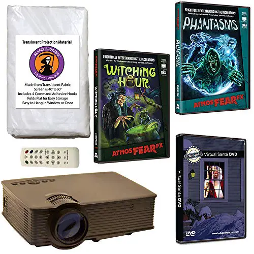 3d virtual reality projection halloween and christmas projector kit yinzbuy