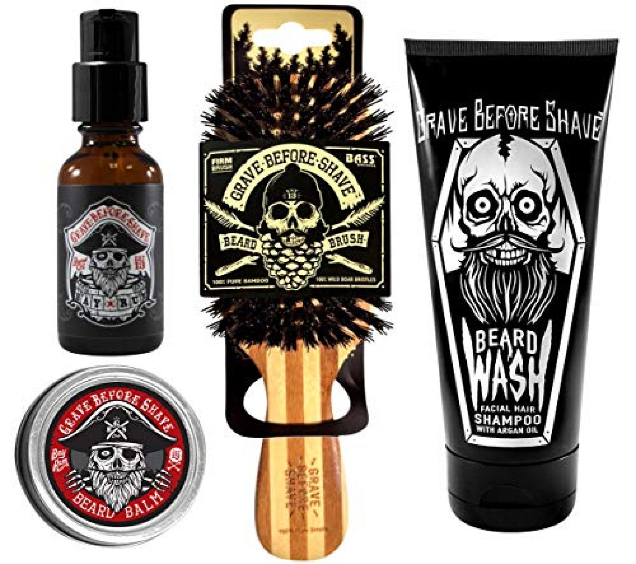 Grave Before Shave Beard Oil and Grooming Kit - Yinz Buy