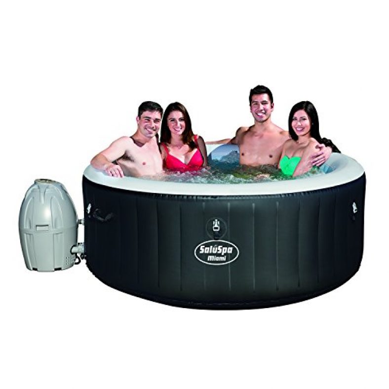 SaluSpa Inflatable Blow Up Hot Tub Your Backyard Jacuzzi Yinz Buy