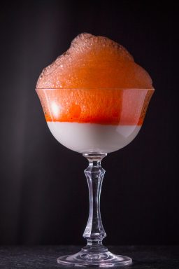 emulsification molecular gastronomy at home frothed drink