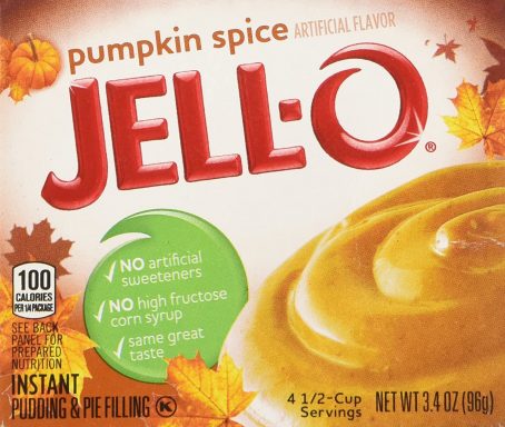 kraft jell-o pumpkin spice instant pudding