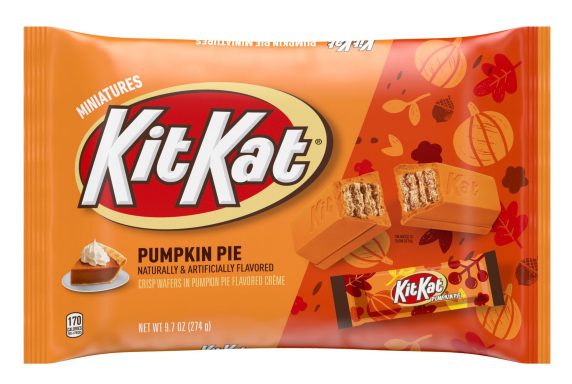 pumpkin pie flavored kit kat candy bar