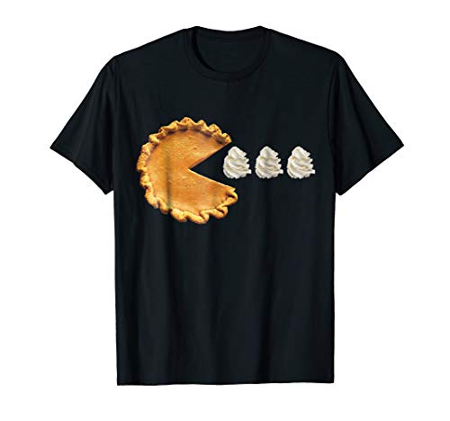 pumpkin pie shirt funny pacman eating thanksgiving tshirt yinzbuy