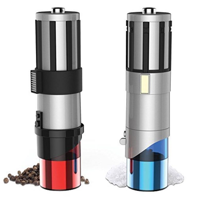 Lightsaber Salt and Pepper Grinder - Jedi and Sith Shakers - Yinz Buy