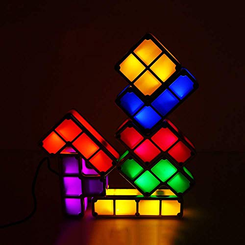 tetris light up blocks desk lamps for classic nintendo fans yinzbuy