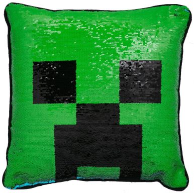 creeper sequin reversible throw pillow yinzbuy