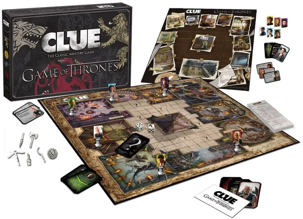 game of thrones clue drama tv series usaopoly themed board game yinzbuy