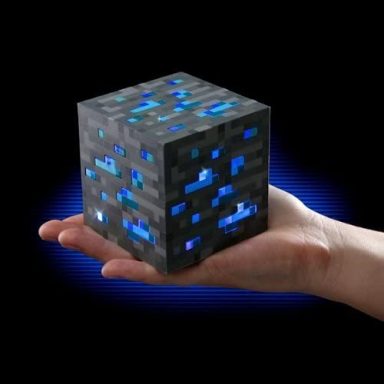 minecraft diamond ore cube light yinzbuy