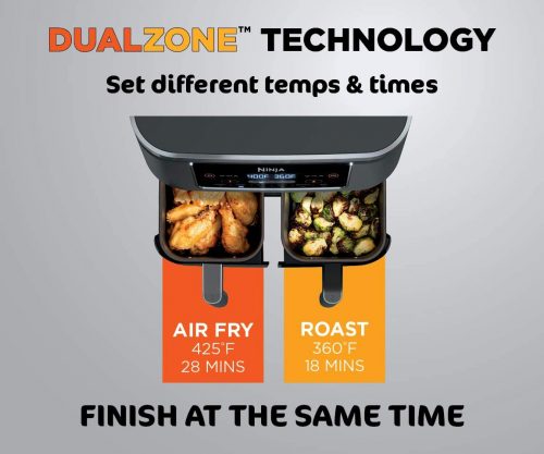 ninja foodi 8 qt air fryer dualzone smart technology