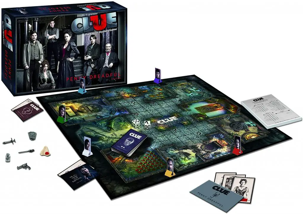 penny dreadful clue horror tv series usaopoly themed board game yinzbuy