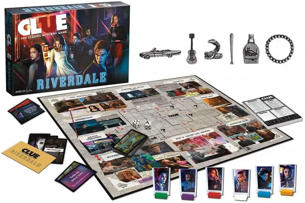 riverdale clue mystery tv series usaopoly themed board game yinzbuy