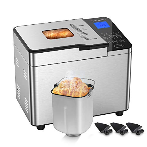 rozmoz bread machine 15 options french wheat pizza dough and desserts yinzbuy