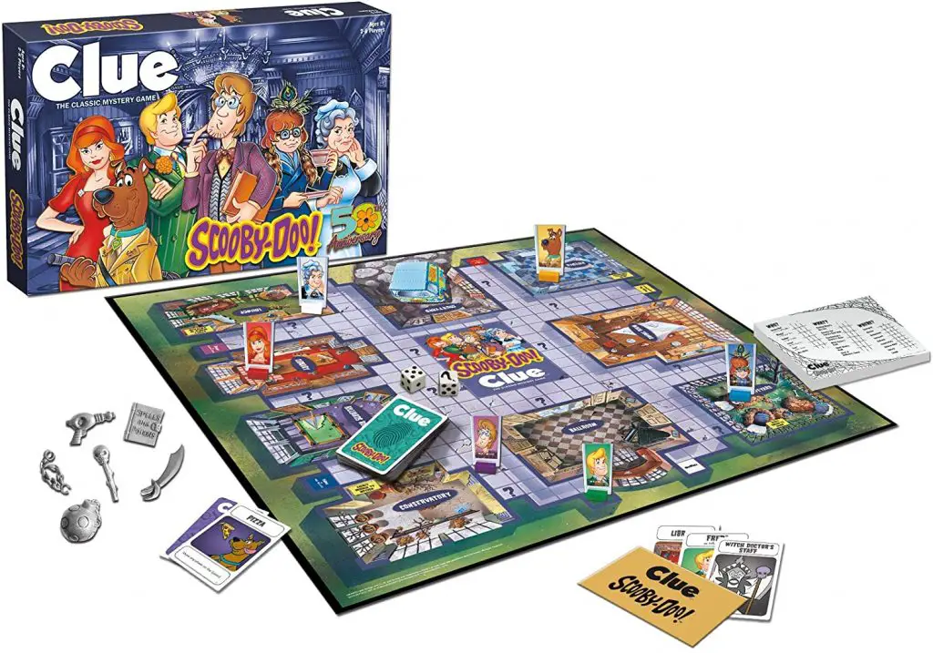 scooby-doo clue mystery tv series usaopoly themed board game yinzbuy
