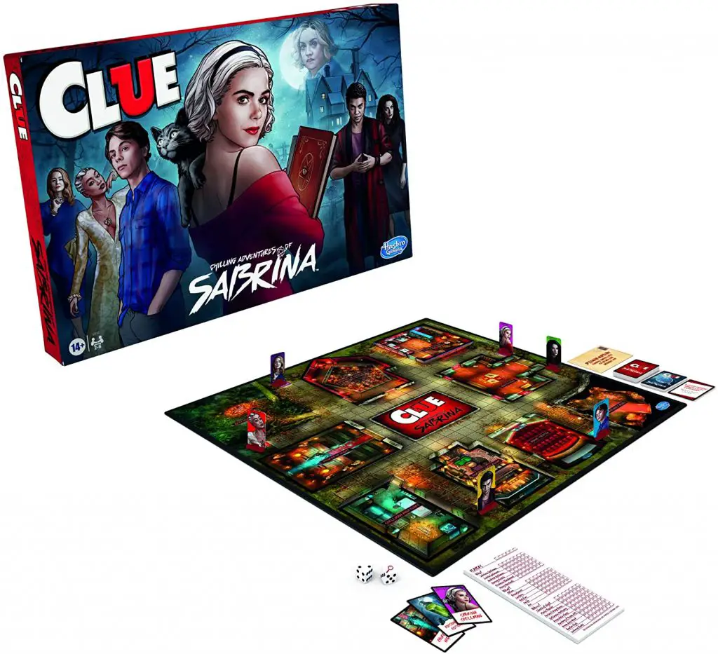 the chilling adventures of sabrina clue horror tv series hasbro themed board game yinzbuy