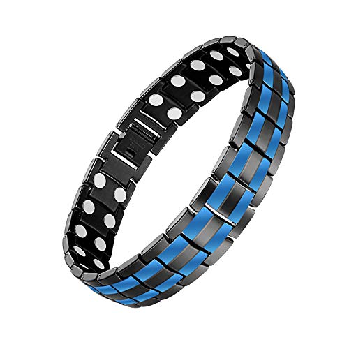 magnetic therapy bracelet mens titanium bracelet for pain yinzbuy