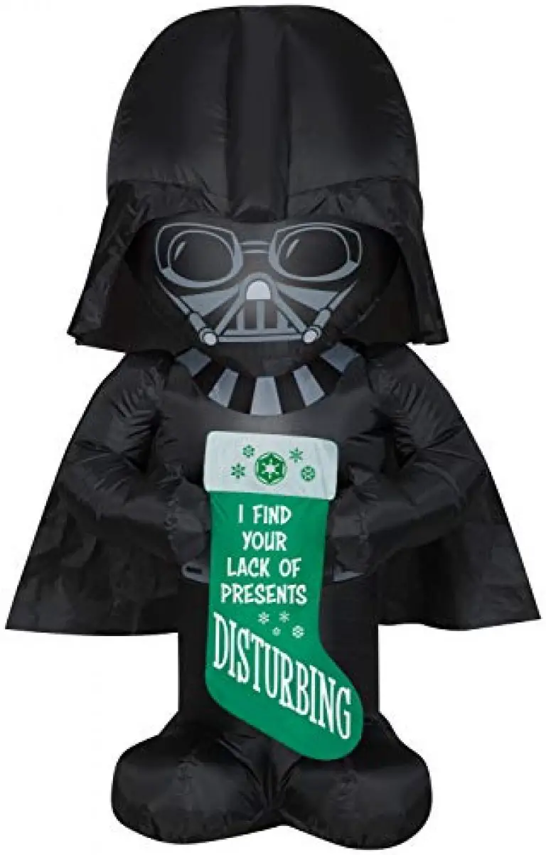 Darth Vader Christmas Inflatable  Star Wars Outdoor Décor  Yinz Buy