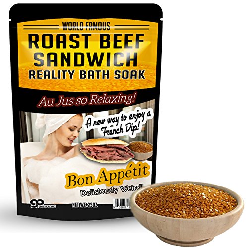 roast beef bath salts and bathtub soak luxury real sea salts yinzbuy