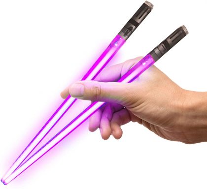 star wars chop sabers purple led glowing