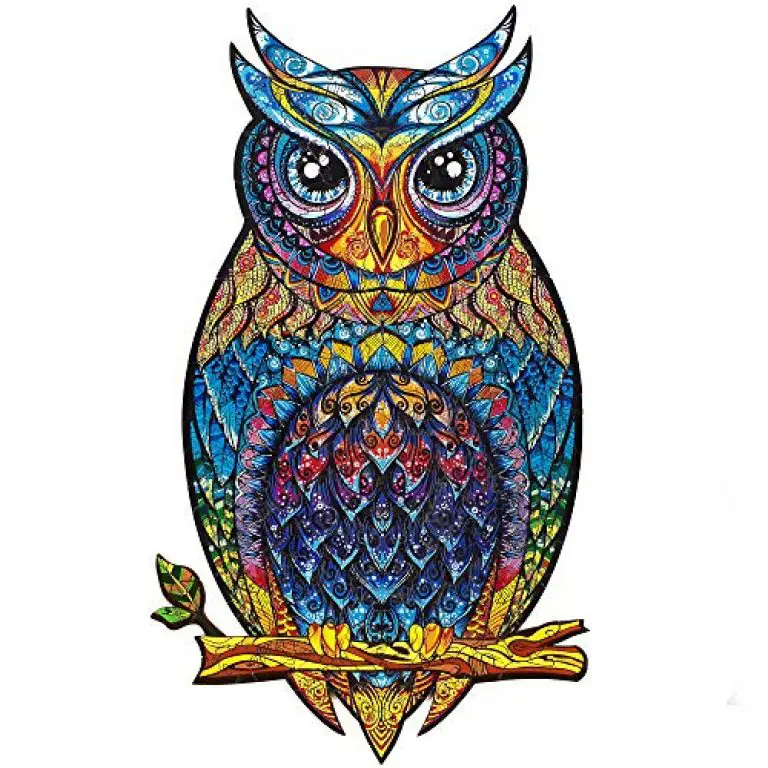 Unidragon Puzzles - Beautiful Wooden Owl Jigsaw Puzzle | Yinz Buy